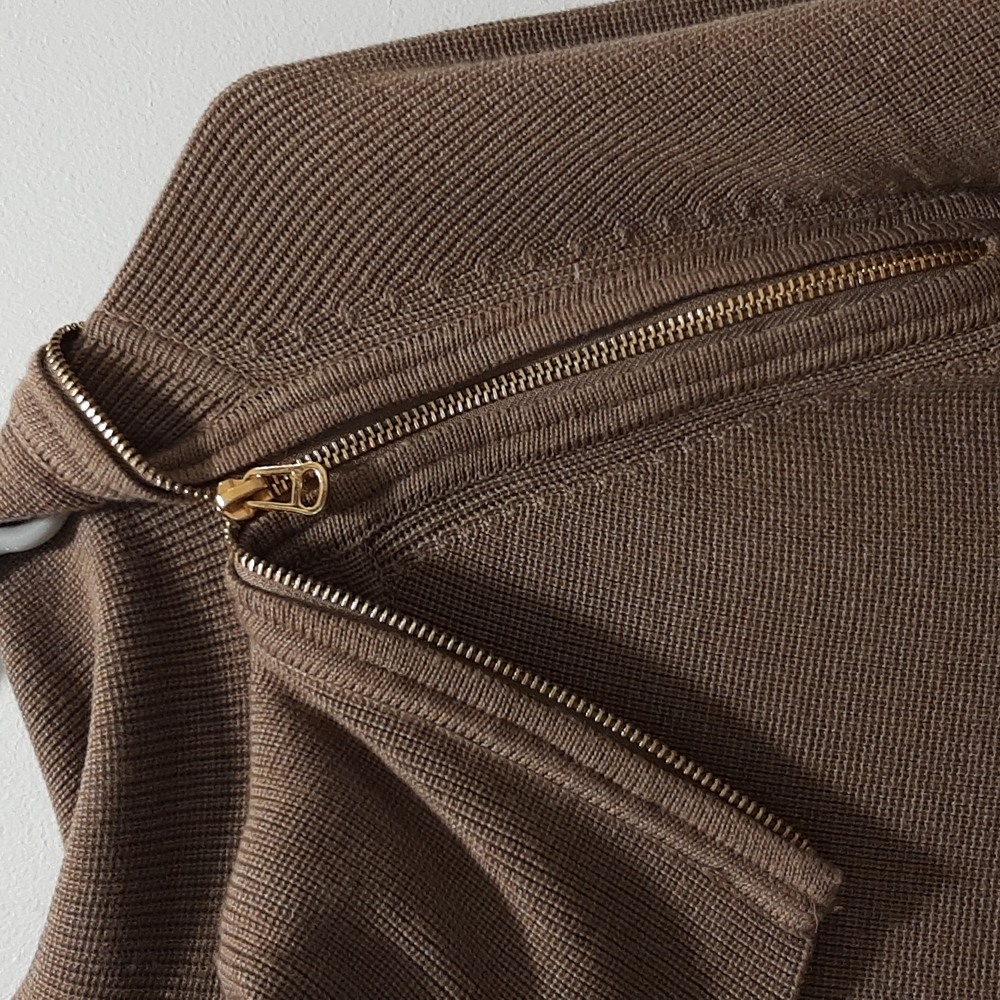 Tan/Brown Calvin Klein Sweater Dress - Picture 2 of 6